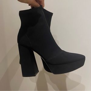 Gianvito Rossi Platform Stretch boots size 37.5